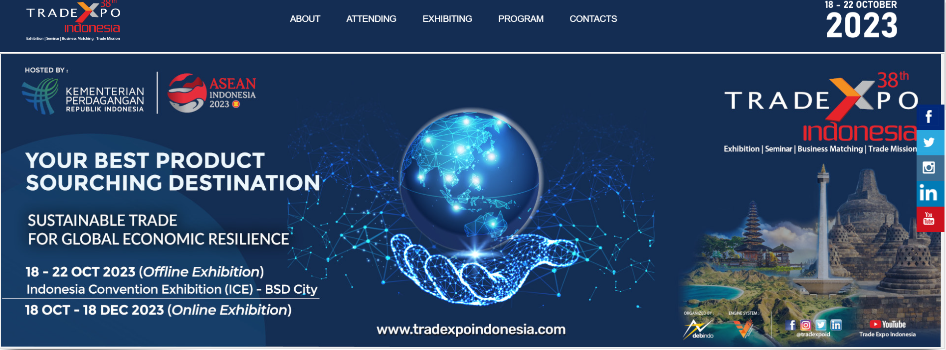 Foto Event Trade Expo Indonesia 2023